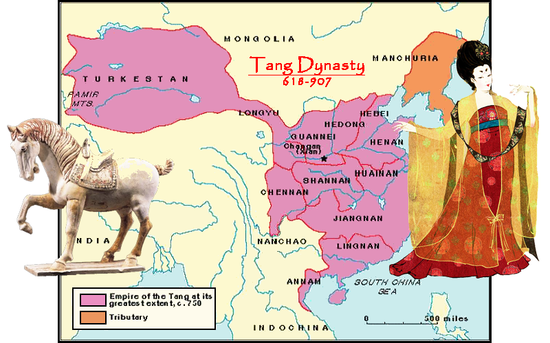 Bản đồ Trung Quốc thời Đường